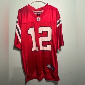Tom Brady 12 NFL Tampa Bay Buccaneers Jersey Red M GUC